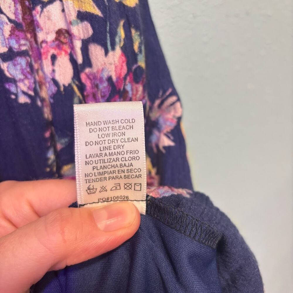 Staccato Women’s Pink and Blue Floral Patterned Halter Sundress Size S - Picture 4 of 7